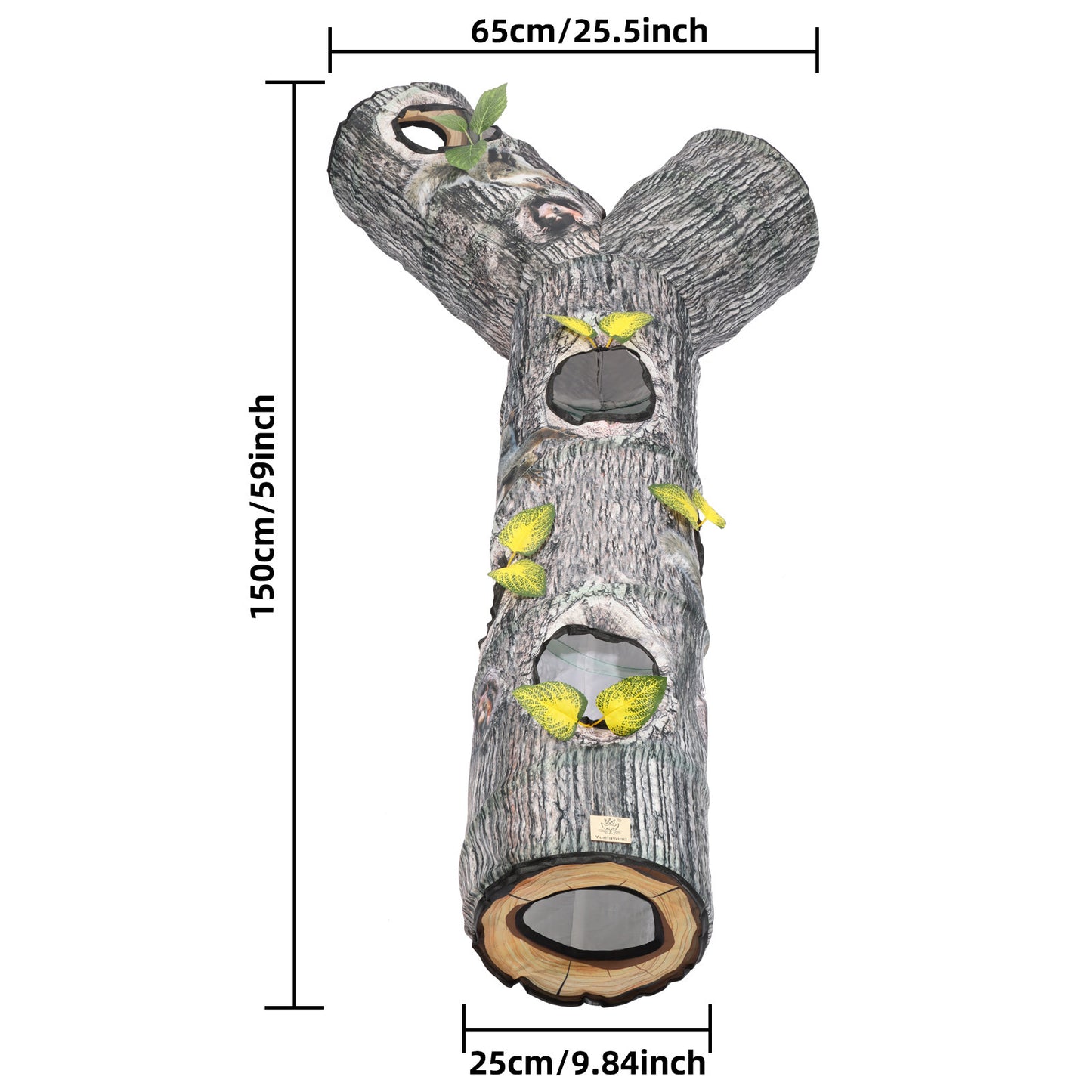 Tree Pattern Tunnel Toy For Pets