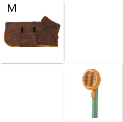 Hand-Held Steel Wire Self-Cleaning Comb