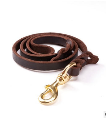 Leather Rope  Leashes For  Dogs