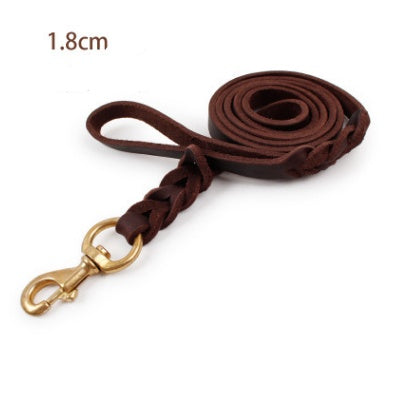 Leather Rope  Leashes For  Dogs