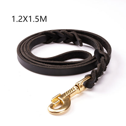 Leather Rope  Leashes For  Dogs