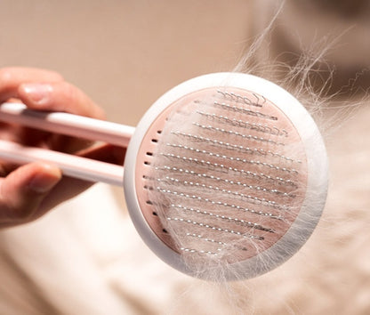 Automatic Round Hair Brush For Cat & Dog