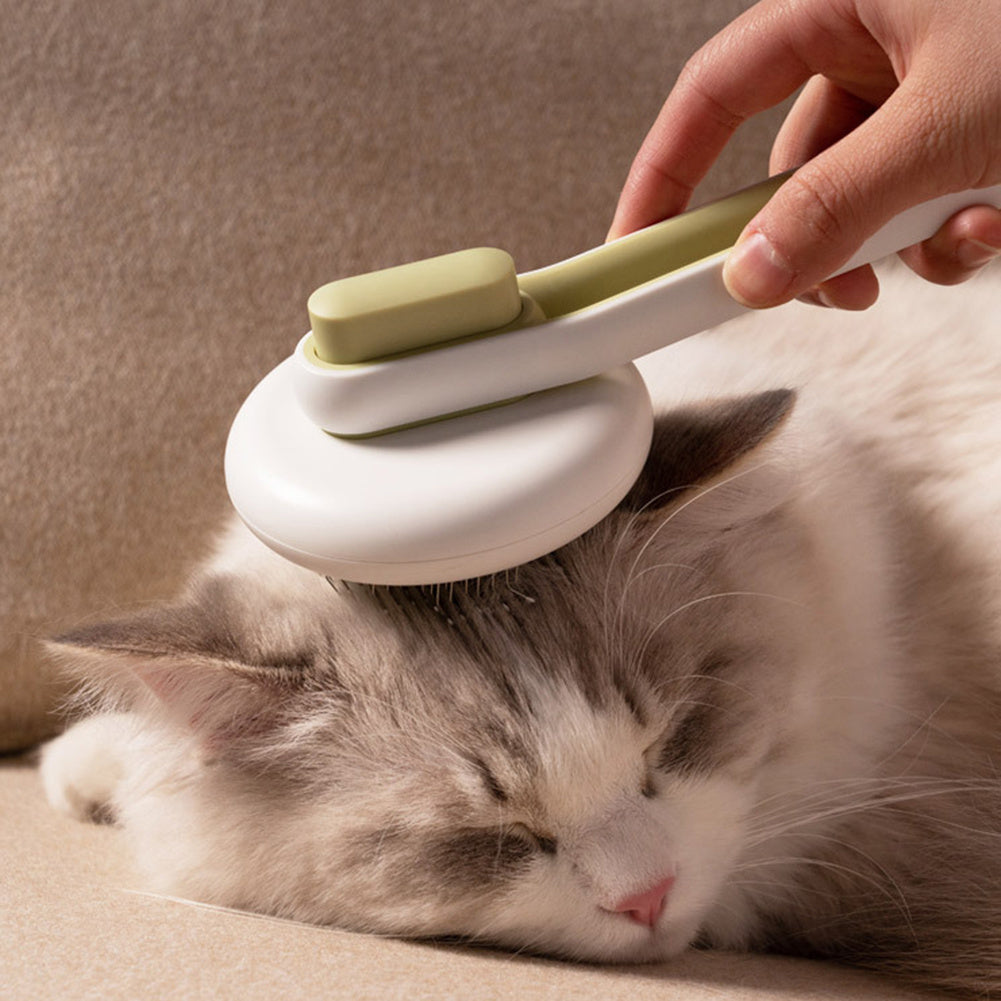 Automatic Round Hair Brush For Cat & Dog