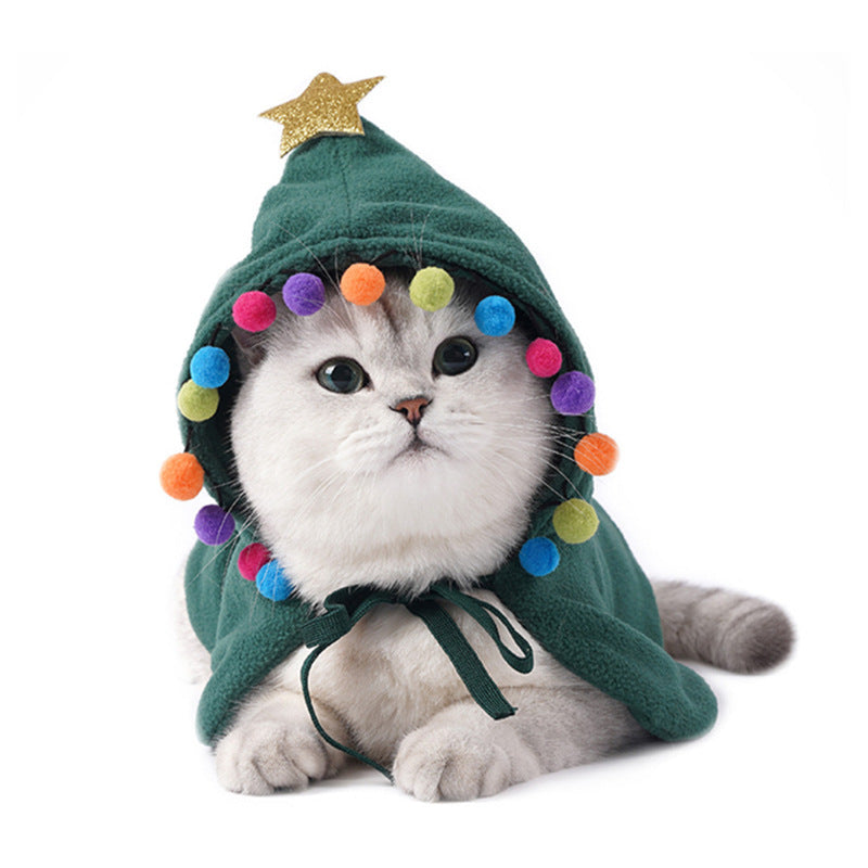 Christmas Cloak Halloween Cute Dog & Cat Costume