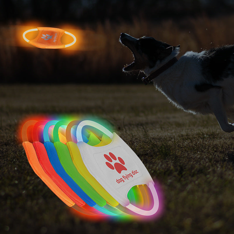 Flying Discs Light Glowing  Interactive Toys for Pets