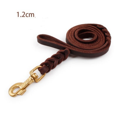 Leather Rope  Leashes For  Dogs