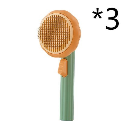 Hand-Held Steel Wire Self-Cleaning Comb