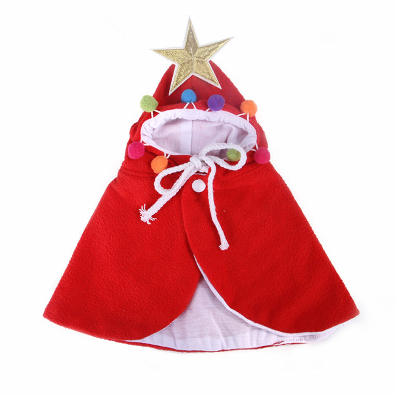 Christmas Cloak Halloween Cute Dog & Cat Costume