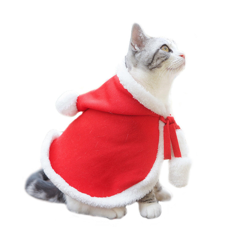 Christmas Cloak Halloween Cute Dog & Cat Costume