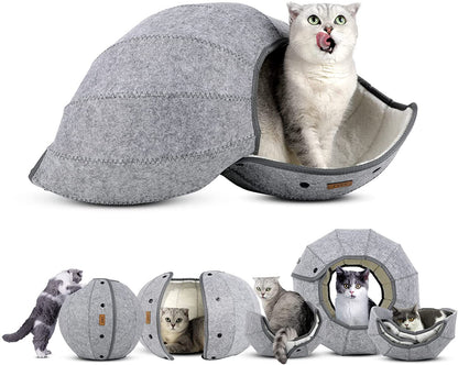 Foldable  Cat Tunnel Bed