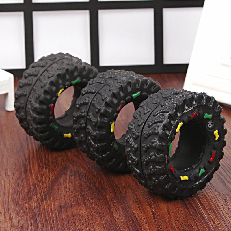 Small Tire Pet Vocalizations Glue  Toys