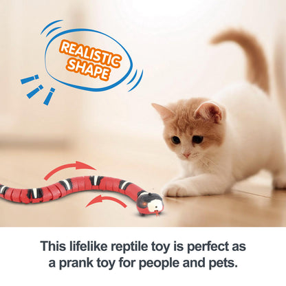 Smart Sensing Interactive Snake Pet Toy