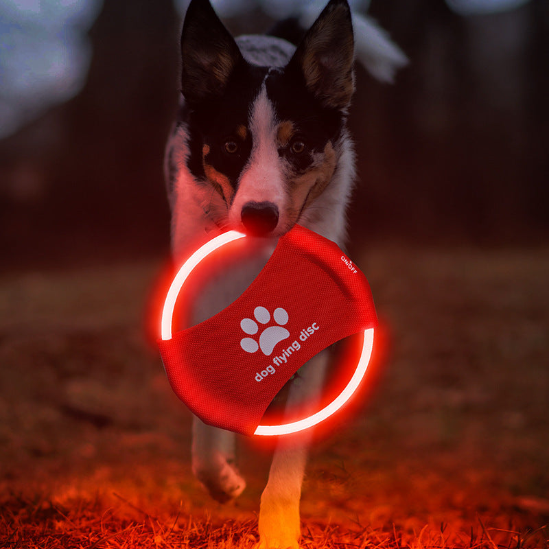 Flying Discs Light Glowing  Interactive Toys for Pets