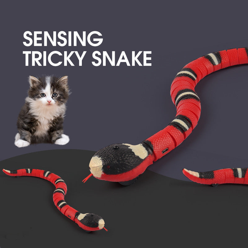 Smart Sensing Interactive Snake Pet Toy