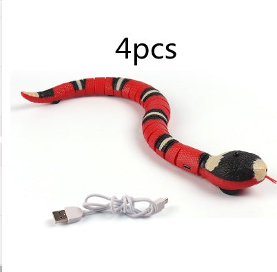 Smart Sensing Interactive Snake Pet Toy