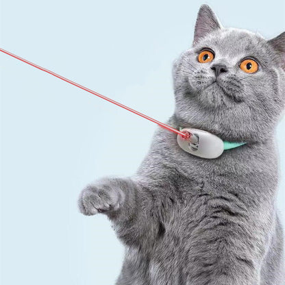 Smart Laser Teasing Cat Collar Toy