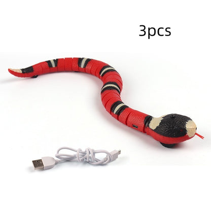 Smart Sensing Interactive Snake Pet Toy