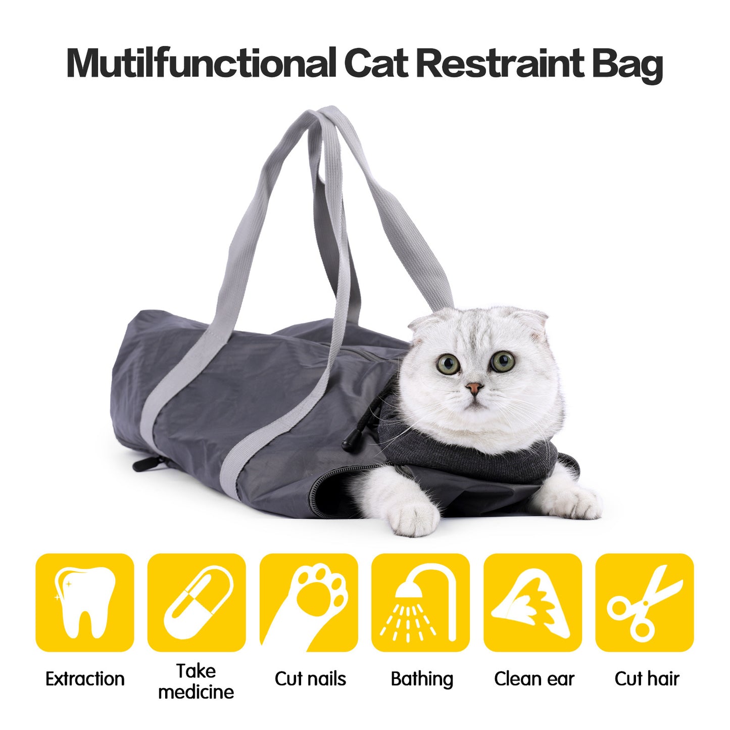 Double Lined Anti Scratch Cat Travel Bag