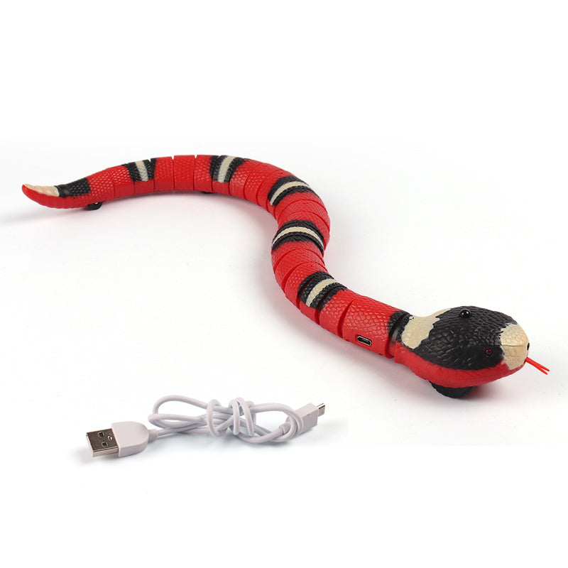 Smart Sensing Interactive Snake Pet Toy