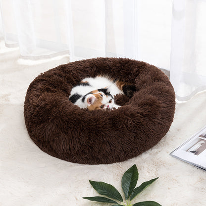 Winter Fluffy Warm  Bed For Cats