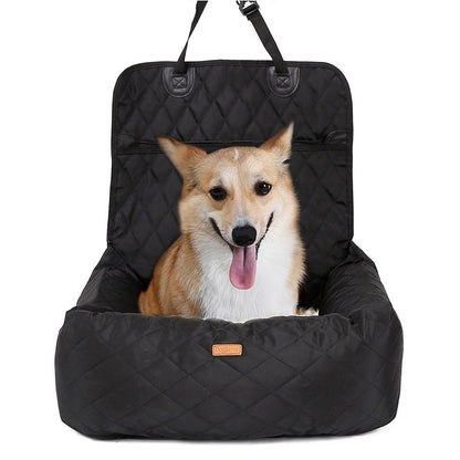 2 In 1 Pet Dog Carrier Folding Car Seat  Pet Bed