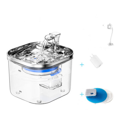 Stainless Steel Automatic Circulation Water Dispenser For Pets