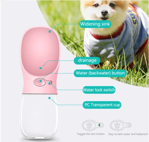 Portable Pet Dog Drinker Bottle Cup