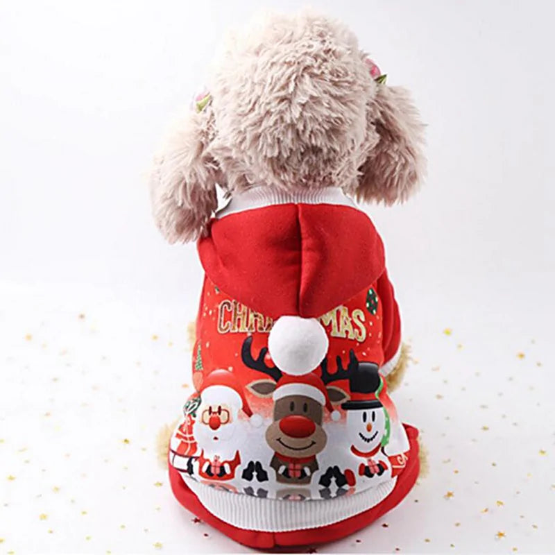 Santa Costume For Pet Dog