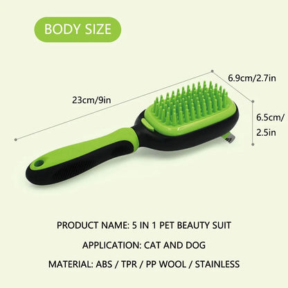 Multi-Use Pet Grooming Comb